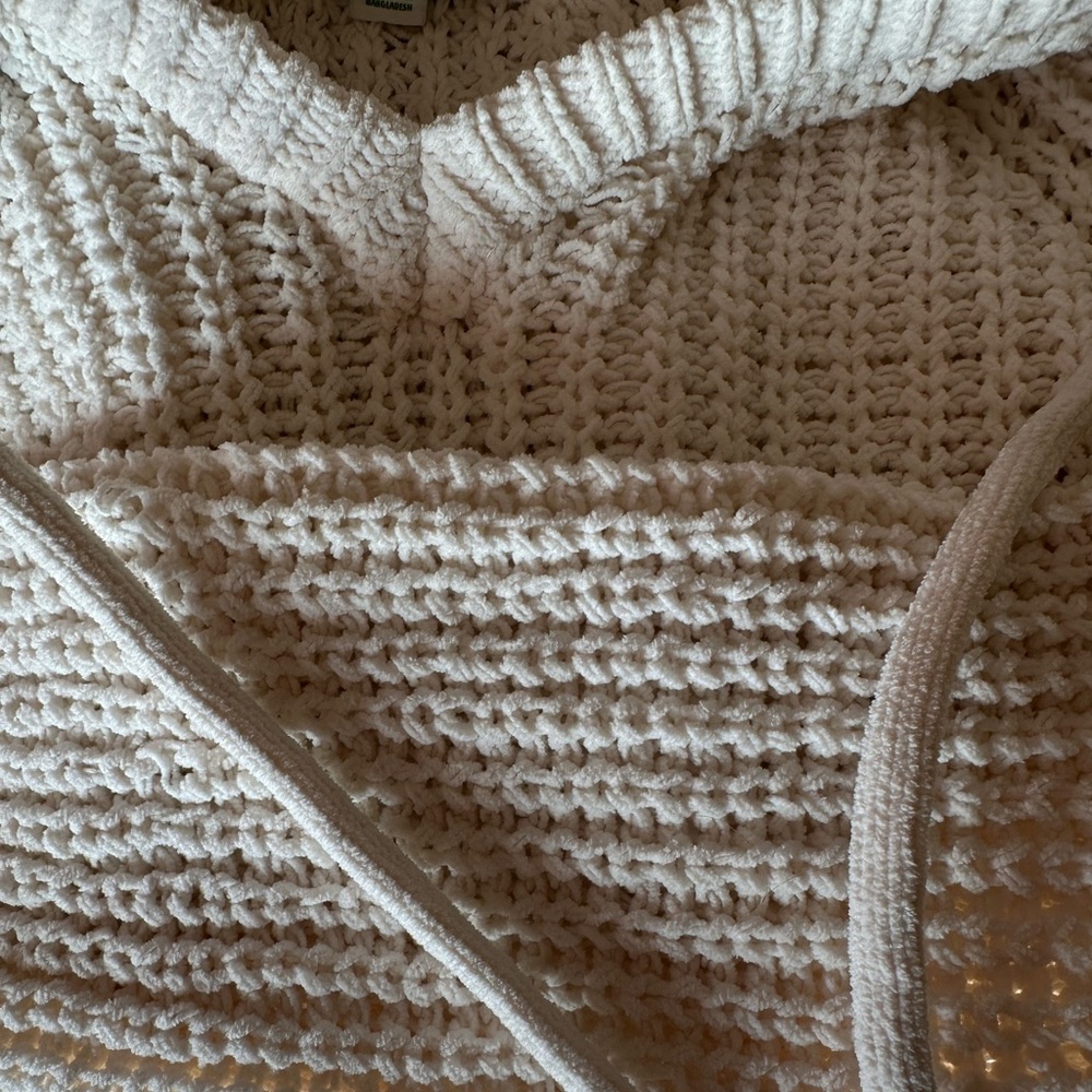 Aerie Cream Knit Pullover